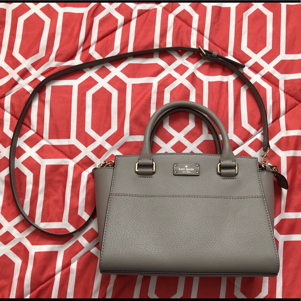 Kate Spade Gray Crossbody Bag